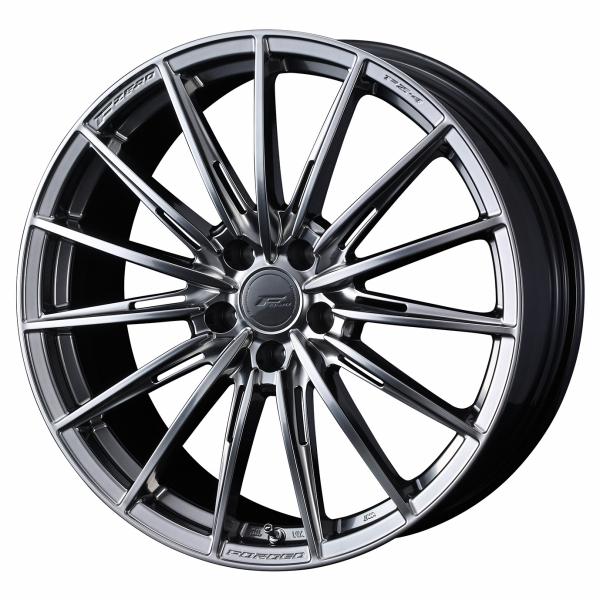 送料無料 エフゼロ F-ZERO FZ-4 20インチ リム幅8.5J インセット+48 5穴 PCD114.3 ダイヤモンドブラック ホイール 2本セット