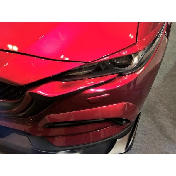 CX5 アイライン+ヘッドランプロアーガーニッシュ ダックスガーデン CX-5 KF ヘッドランプ ロアー ガーニッシュ 01