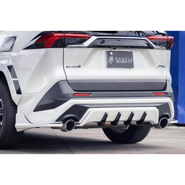 ダブルエイト RAV4 50 TRDリアバンパースポイラー装着車 リア
