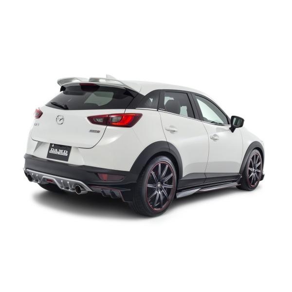 ダムド CX-3 DK5FW/DK5AW Wウイング・ルーフスポイラー 塗装済