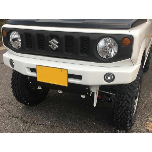ジムニー JB64 DanGan!! フロントバンパー FRP製 未塗装 白ゲルコート仕上げ