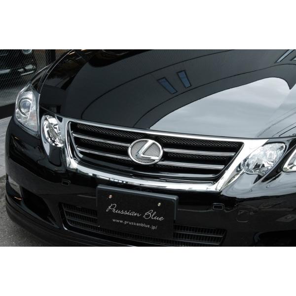 送料無料 レクサス Prussian Blue フロントグリル(ミリ波レーダー無) 未塗装品 LEXUS GS GS350/460 (GRS19＃/URS19＃) 後期 2007/10 - 2011