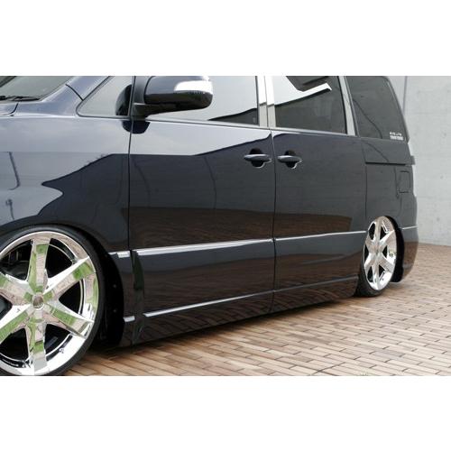 EXE LINE サイドステップ&サイドパネル 未塗装品 ヴォクシー (AZR