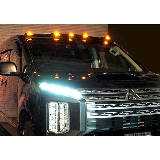 エルフォード デリカ D:5 後期 ルーフマーカーランプ スモークタイプ