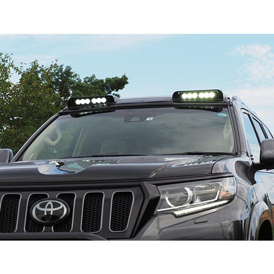 超目玉 ランドクルーザー プラド 150 後期 ルーフライトマウントパネル オリジナル10インチledバーライト 2基 付属セット 早割クーポン Nicmosul Org