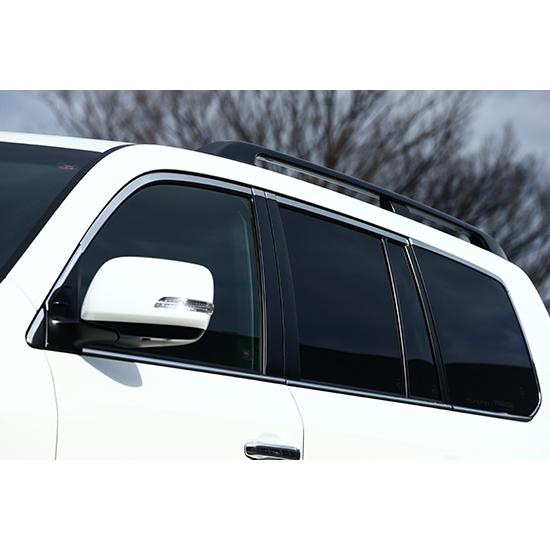 エルフォード ランドクルーザー 200 GX 後期 3Dウィンドウトリムキット バイザー装着車用