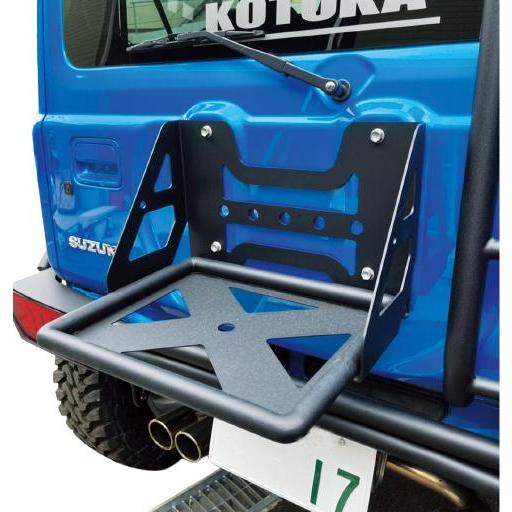 ビーストアール ジムニー JB64 背面ラック スチール製 艶消し