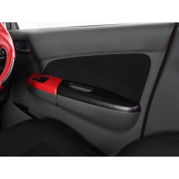 NV350キャラバン 最大63％オフ ドアスイッチパネル 【限定価格セール！】 フロントカラー 赤シボ カーボン調 リアカラー