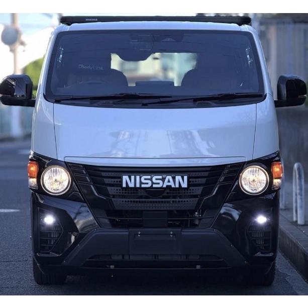 日産NV350キャラバン E26 標準ボディ 後期2型、3型（H29/7~） ボディライン キャラバン E26 3型 ワイドボディ「NISSAN」キャプス