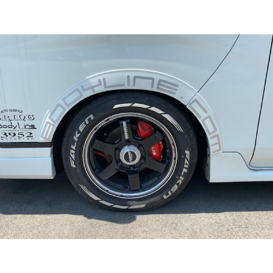 ボディライン NV350キャラバン E26 薄型オーバーフェンダー 未塗装 