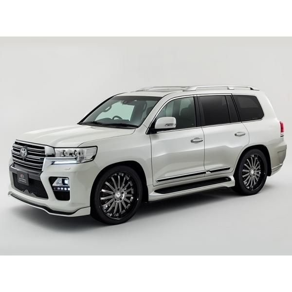 Ax Zxグレード 0系 ランドクルーザー 車 バイク 自転車 後期 バイザー無車用 バイザー無車用 ブーム オートヴィレッジ Autovillage 3dラグジュアリートリム 外装モール
