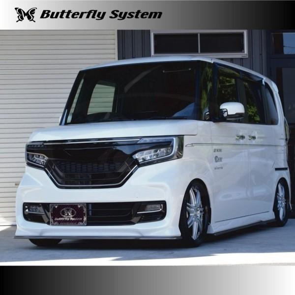 hiro　　 n-box jf3 バタフライシステム　フロントフラップ バタフライシステム N-BOX カスタム JF3/4 GLANZ フロントフラップ