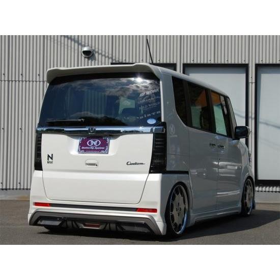 バタフライシステム nbox jf1 リヤハーフスポイラー バタフライシステム N BOX カスタム JF1 GLANZ リアハーフスポイラー
