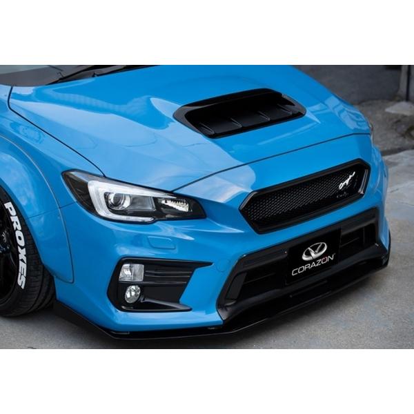 VARIS カーボンボンネット WRブルー（クリア6層）WRX VAB/VAG