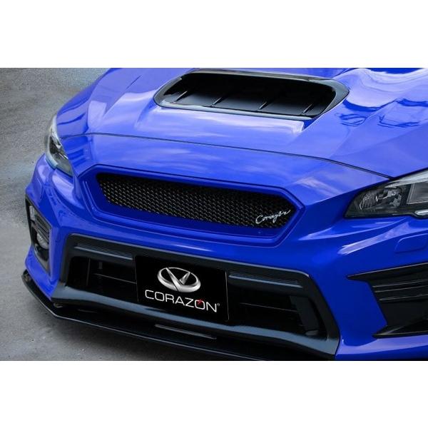 WRX STi/S4 VAB/VAG D型- フロントグリルタイプS FRP製 未塗装