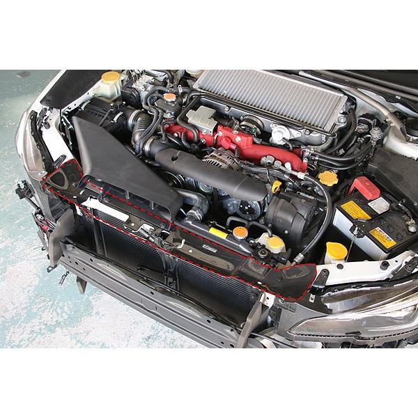 チャージスピード製WRX用クーリングエアプレート カーボン製 チャージスピード製WRX用クーリングエアプレート カーボン製