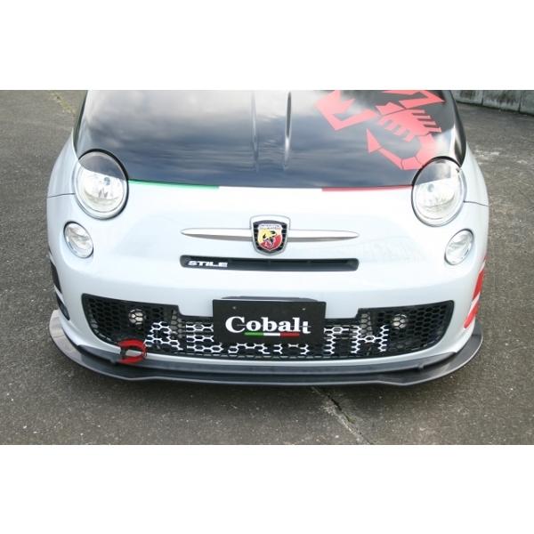 アバルト 500/500c 前期 フロントリップスポイラー カーボン製 アバルト 500/500c 前期 フロントリップスポイラー カーボン製