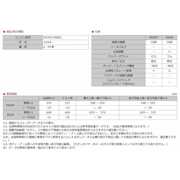 エッチケーエス HKS S660 JW5 車高調 HIPERMAX S_1