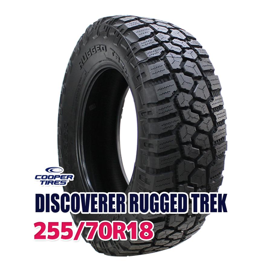 未使用USA製255/70R18クーパーディスカバラーラゲッドトレック 2本 タイヤ サマータイヤ 255/70R18 COOPER DISCOVERER RUGGED TREK