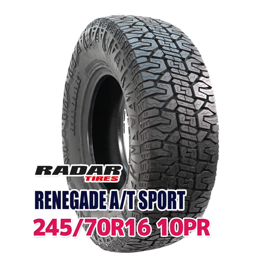 RADAR タイヤ サマータイヤ 245/70R16 Radar Renegade A/T SPORT RADAR タイヤ サマータイヤ 245/70R16 Radar Renegade A/T SPORT