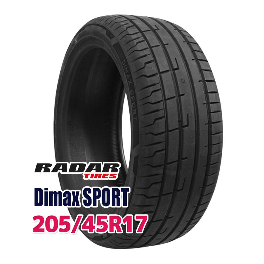 タイヤ サマータイヤ 205/45R17 Radar Dimax SPORT | RADAR