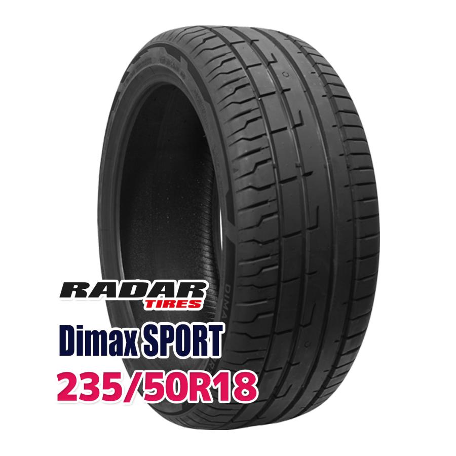 RADAR（レーダー） タイヤ サマータイヤ 235/50R18 Radar Dimax SPORT 