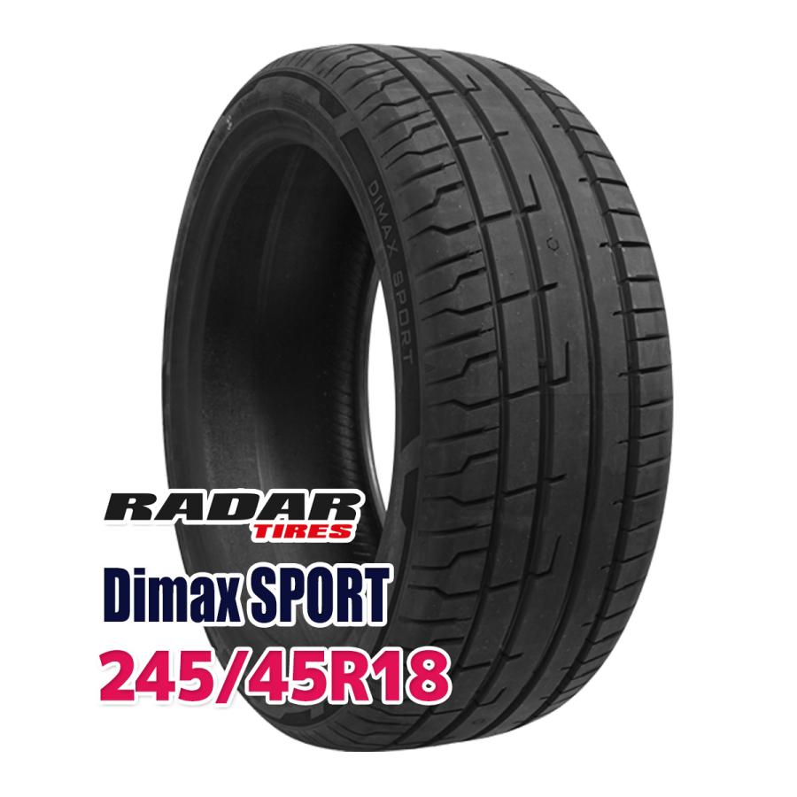 RADAR（レーダー） タイヤ サマータイヤ 245/45R18 Radar Dimax SPORT : AUTOWAY Yahoo ...