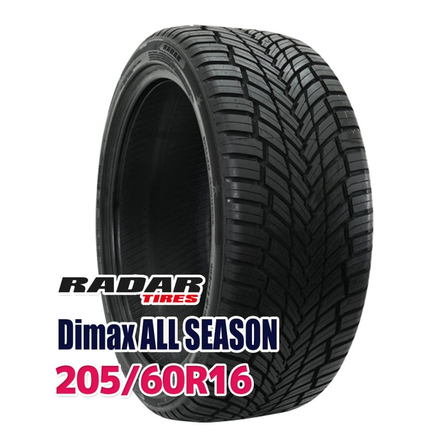タイヤ オールシーズンタイヤ 205/60R16 Radar Dimax ALL SEASON | RADAR