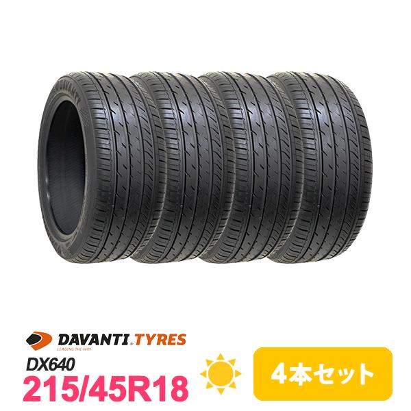 4本セット 215 45R18 タイヤ サマータイヤ DAVANTI DX640