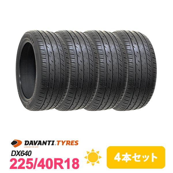 4本セット 225 40R18 タイヤ サマータイヤ DAVANTI DX640