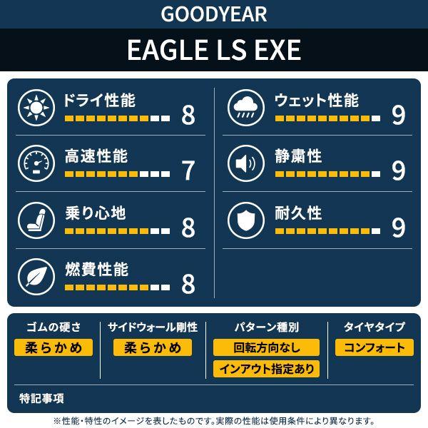 グッドイヤー（GOODYEAR） 205/45R16 GOODYEAR EAGLE LS EXE タイヤ