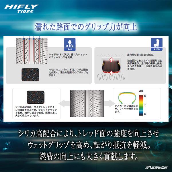165/55R14 72H サマータイヤ HIFLY HF201|AUTOWAY(オートウェイ)|07