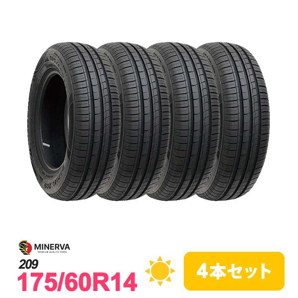 MINERVA（ミネルバ） 4本セット 175/60R14 タイヤ サマータイヤ 209