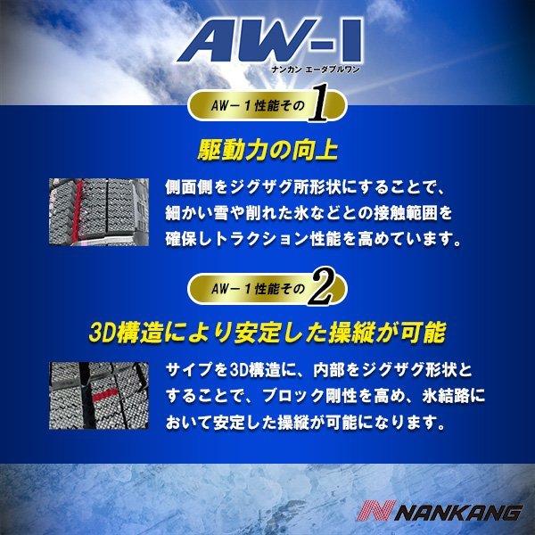 AWー1 155/65R14 スタッドレス スタッドレスタイヤ NANKANG ナンカン