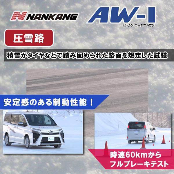 スタッドレスタイヤ 175/65R14 NANKANG AW-1スタッドレス 2023年製｜autoway｜08