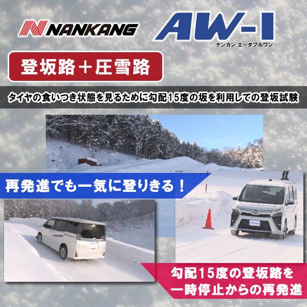 AWー1 185/65R15 スタッドレスタイヤ NANKANG ナンカン AW-1