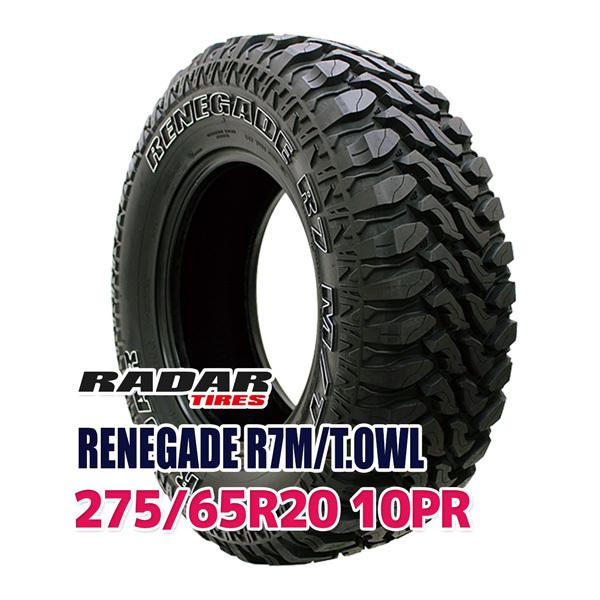 275/65R20 Radar レーダー RENEGADE R7 M/T.OWL タイヤ サマータイヤ | RADAR