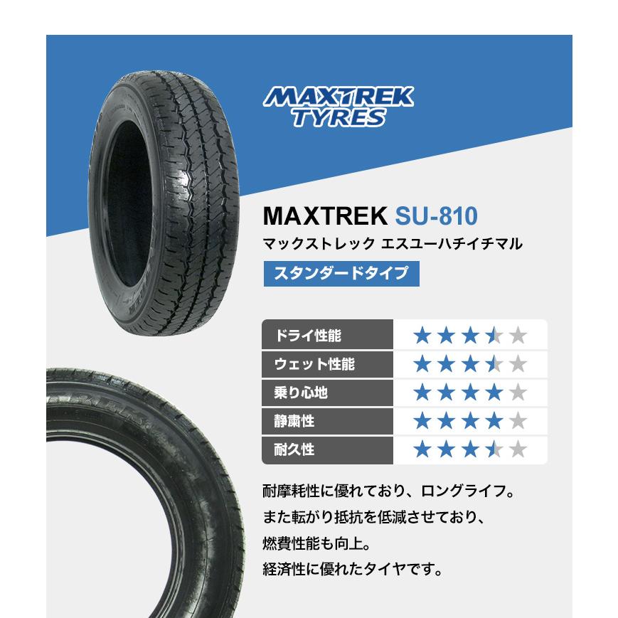 MAXTREK（マックストレック） 155/65R13 ホイールが選べる 軽自動車用