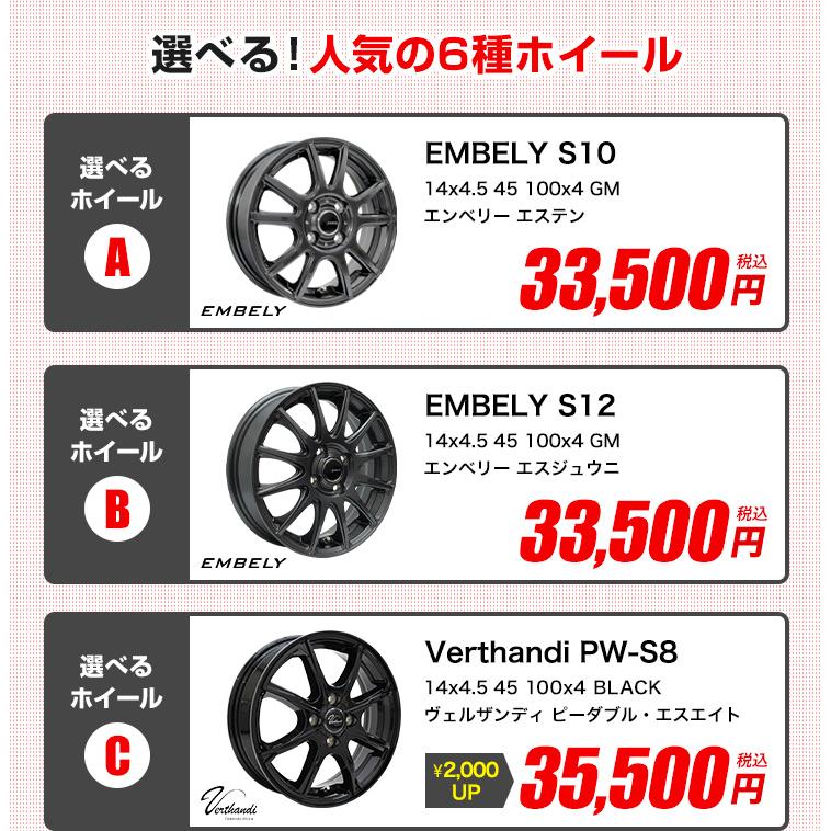 軽カー用　アルミセット　155/65Ｒ14 MAXTREK 155/65R14 ホイールが選べる 軽自動車用サマータイヤ