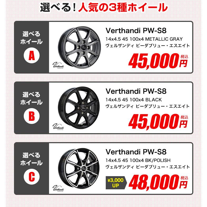 155/65R14 ホイールが選べる 軽自動車用サマータイヤホイールセット 送料無料 4本セット｜autoway｜03