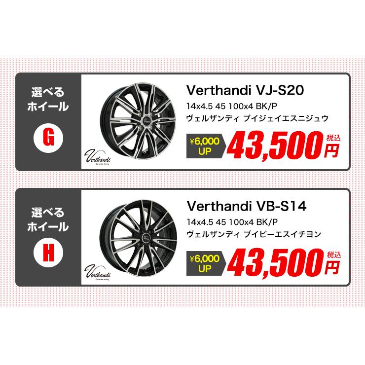 MINERVA（ミネルバ） 155/65R14 ホイールが選べる 軽自動車用サマー