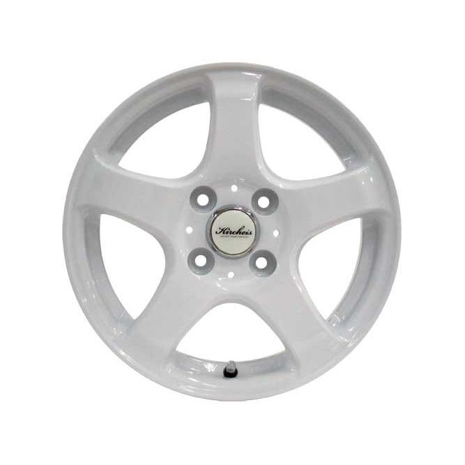 4枚セット】KIRCHEIS S5 14x4.5 +43 100x4 WHITE : AUTOWAY 