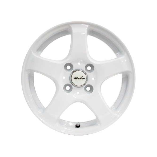 4枚セット】KIRCHEIS S5 14x5.5 +45 100x4 WHITE : AUTOWAY 