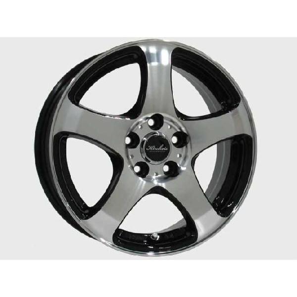 4枚セット】KIRCHEIS S5 16x6.5 +45 100x5 BLACK POLISH : AUTOWAY