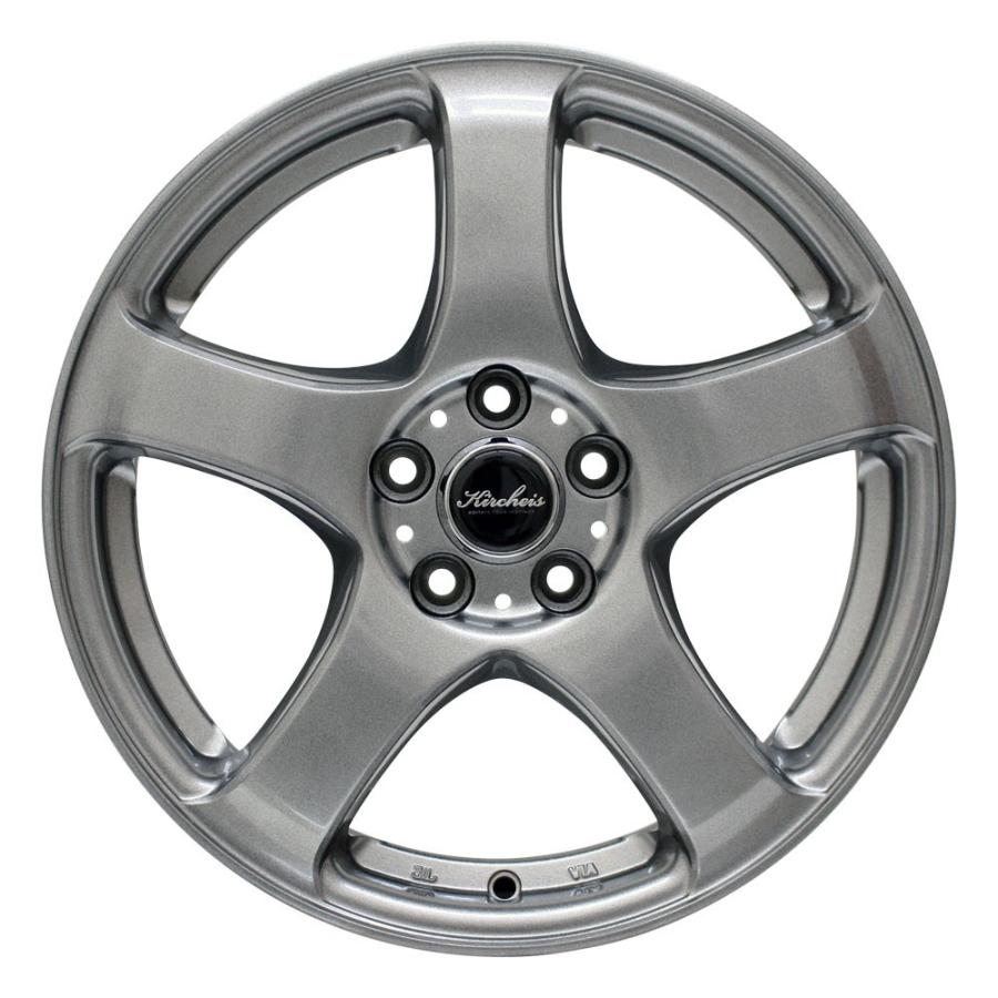 4枚セット】KIRCHEIS S5 16x6.5 +45 100x5 METALLIC GRAY : AUTOWAY 