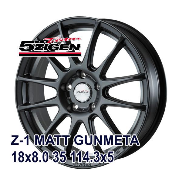 タイヤホイールセットサマータイヤ5zigen 5次元5zigen Pro Racer Z1 Mg 自動車245 Racer 40r18 Hifly Hf805 4本セットautoway オートウェイ 通販