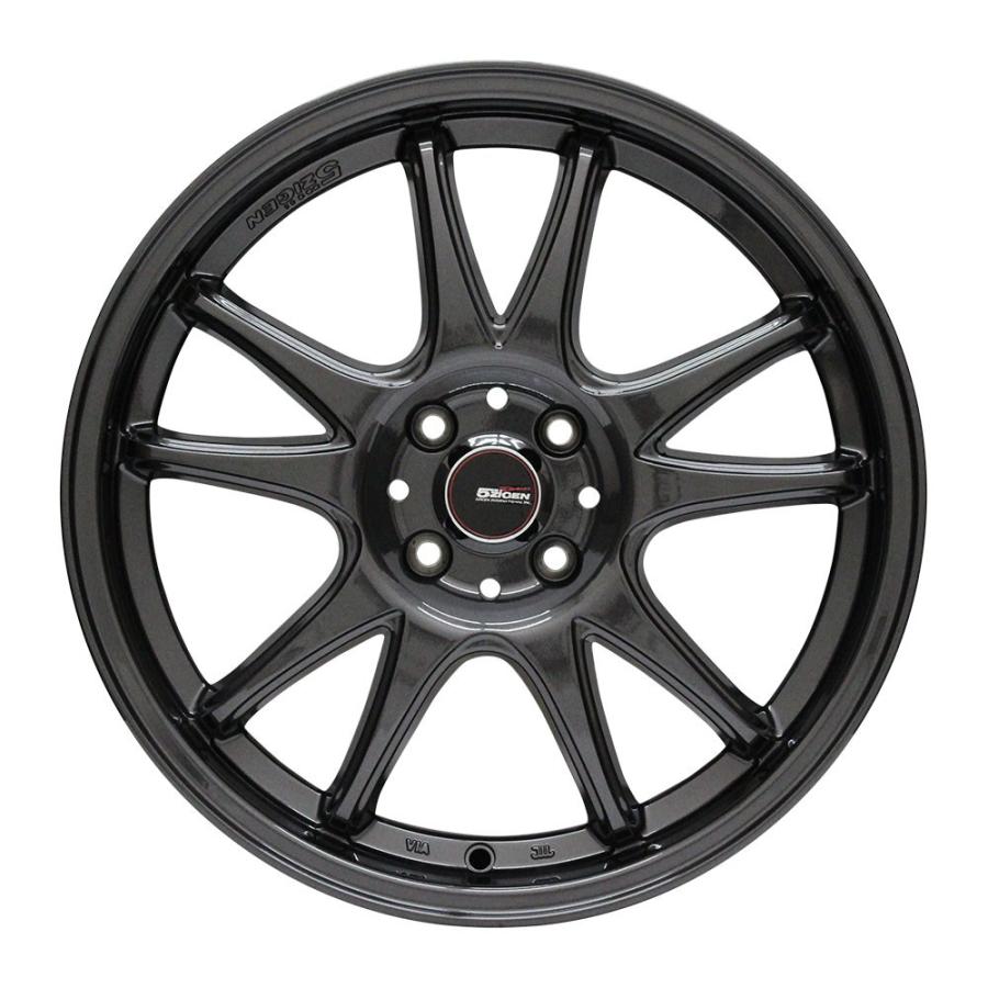 4枚セット】 5ZIGEN PRO RACER ZR5-F 15x6.0 +45 100x4 GM : AUTOWAY