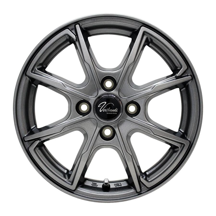 【4枚セット】 Verthandi PW-S8 14x4.5 +45 100x4 METALLIC GRAY｜autoway｜03