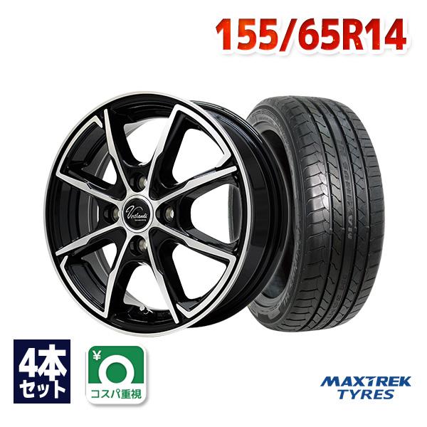 155/65R14 サマータイヤ ホイールセット MAXTREK MAXIMUS M1 送料無料 
