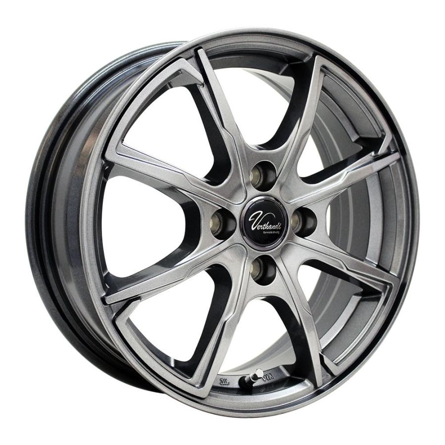 【4枚セット】 Verthandi PW-S8 15x5.5 +43 100x4 METALLIC GRAY｜autoway｜02